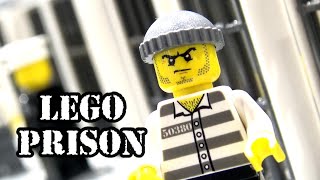LEGO Prison with Full Interior and 200 Minifigures!