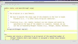 APCSA ArrayLists 06.01: ArrayLists (size, add, get, remove)