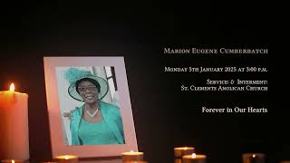 In Loving Memory of Marion Eugene Cumberbatch - Obituary