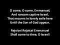 O Come, O Come, Emmanuel - Tenor