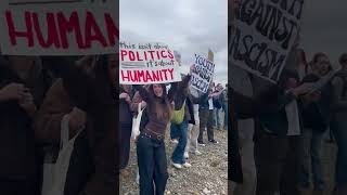 Ridgeline High School students walk out in protest of ICE