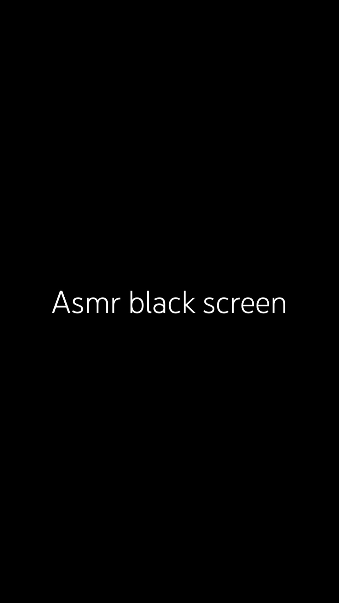 Black Screen Asmr Youtube