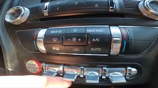 How to Turn On or Off Traction Control in Ford Mustang VI (2014–now) | Enable or Disable Traction