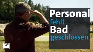 Rettungsschwimmer dringend gesucht!  Personalnot in Naturbädern | BR24