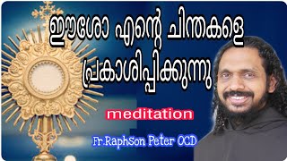 Meditation ഈശോ എന്റെ ചിന്തകളെ പ്രകാശിപ്പിക്കുന്നു Fr.Raphson Peter OCD Avila Sadan