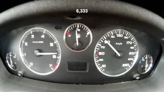 Peugeot 406 3.0 V6 Acceleration 0-100 and 80-120