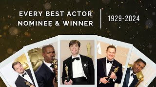 All Best Actor Oscar Nominees and Winners | 1929-2024