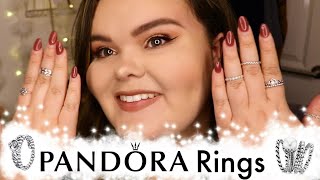 My Pandora Rings Collection! ❁ leahxo