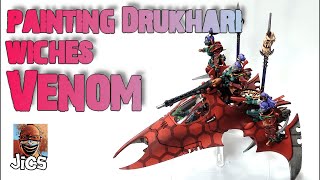 Painting Drukhari Wiches Venom Warhammer 40K