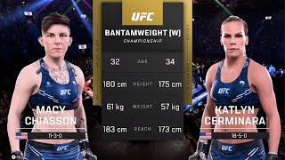 UFC 5 AI vs AI: Macy Chiasson vs Katlyn Chookagian – Virtual Battle of Striking and Strategy