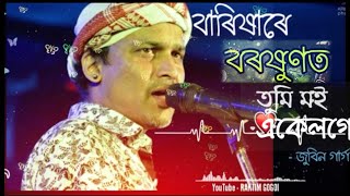 Barikhare Borokhunot by Zubeen Garg//( বাৰিষাৰে বৰষুণত)//Zubeen Garg lyrics video//Zubeen Garg