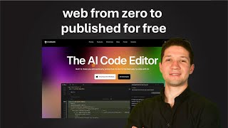 Cursor web development tutorial doing the simplest webpage possible with HTML, CSS and JavaScript