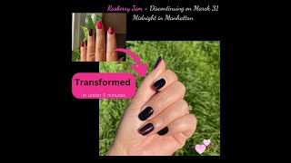 Super Quick Manicure Change. - Going to a funeral
