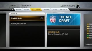 Madden 25 Connected Franchise (Ep.19) Offseason - Free Agency - NFL Draft