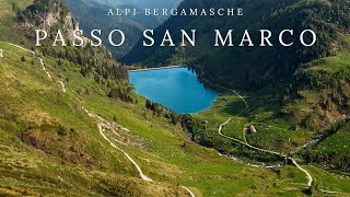 Passo San Marco in the Italian Alps - Filmed in 6K . One of Italy's best mountain passes