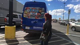 Paw Patrol van at Walmart