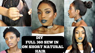 How To Diy 360 Lace Frontal Sew In Wiggins Hair