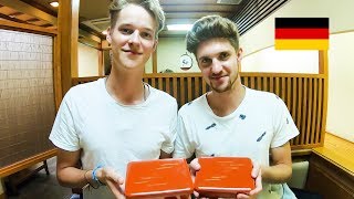 うな重！博多弁が話せる爽やかドイツ人大学生と浅草でランチ / German students enjoyed eel in Asakusa