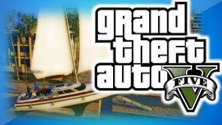 GTA 5 Online Funny Moments 15 - Flying Sailboats, Submarine Trolling, Jet Ski Fun, and More!