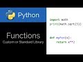 Python 🐍 Libraries and Custom Functions