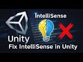 Fix Unity Visual Studio IntelliSense (Not Working 2025)