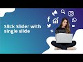 Slick Slider Single Slide Mode in ASP.NET MVC | Build Image Carousel Tutorial with jQuery