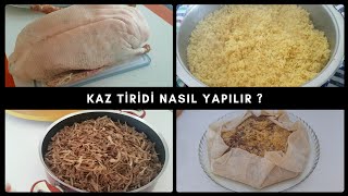 Kaz Tiridi Nasıl Yapılır ? Samsun’un Yöresel Yemeği  #tirit #yöresellezzet #yoreselyemekler #yöresel