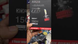 ARZR 150watt led headlight with 6 months replacement guarantee Order now on WhatsApp 9588372780