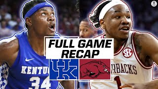 No. 18 Arkansas Wins THRILLER Versus No. 6 Kentucky At Home [HIGHLIGHTS \u0026 RECAPI CBS Sports HQ