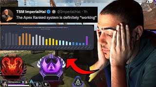 TSM ImperialHal speaks out on Apex Viewership dying due to S17 Ranked System.. 😔