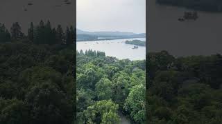 Viewing West Lake from the top of Leifeng Pagoda #Hangzhou #LeifengPagoda #WestLake #ChinaTravel