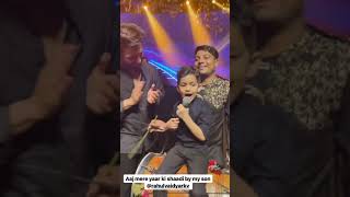 Little boy singing in Rahul Vaidya Wedding I Rahul Vaidya and Disha Parmar I #rahul #disha #shorts