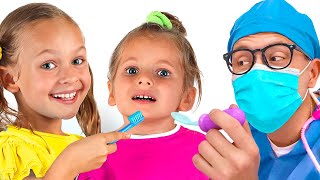 Dentist Song + More Nursery Rhymes & Kids Songs | Maya and Mary