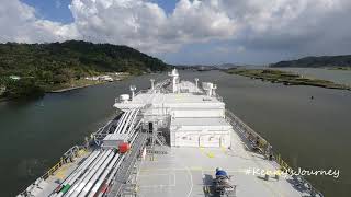 PANAMA CANAL Full Transit in Timelapse.