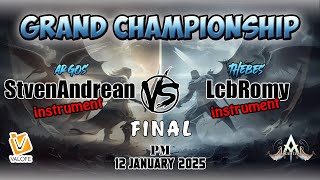 Final StvenAndrean vs LcbRomy PM Grand Championship 12 January 2025 | Atlantica Global