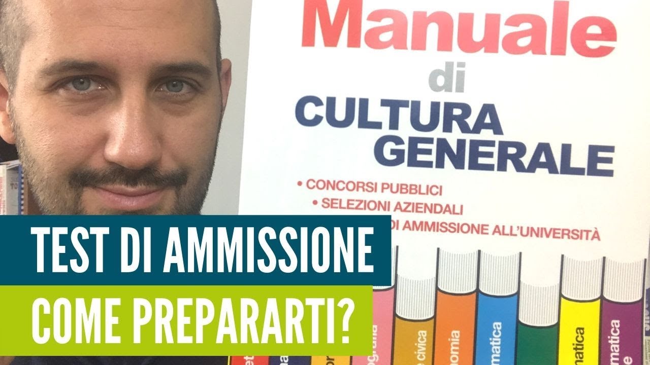 Come Prepararsi Ai Test Di Ammissione All'università? - YouTube