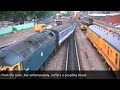 trains in the 1980s west ealing station class 50 derailment monday 7th august 1989