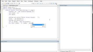 One Dimensional Array - For Loop