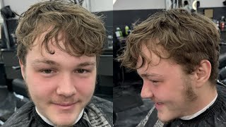 You wont believe what he ask for! Haircut tutorial