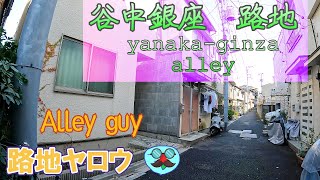 [yanaka-ginza,tokyo,japan alley walk]best alley to access yanaka ginza 4k[Alley guy]