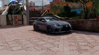 Lexus RCF | Forza Horizon 5 |  Steering Wheel Gameplay