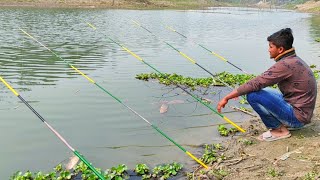 Beautiful Hook Fishing | Traditional Village River Fishing With Hook | Rural Fishing BD (Part-36)