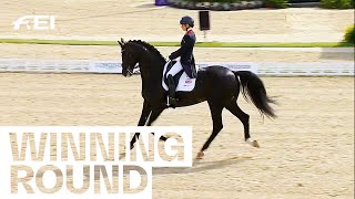 Charlotte Fry & Everdale for 🇬🇧 in the lead | Winning Round | FEI Dressage European Championships