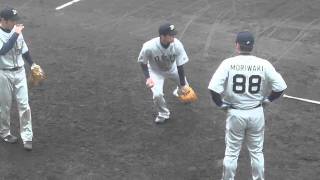 2012/2/7オリックスキャンプ 大引、小島 守備その２