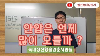 안압은 언제 많이 오를까? - [한국녹내장관리협회]