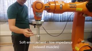 Instability on industrial robots with interaction control