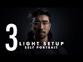 3 Light Setup for Self Portrait | Evan Naka