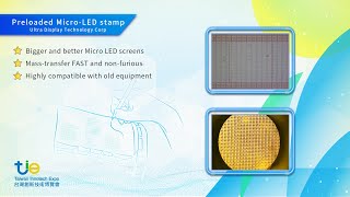 【TIE Channel】Ultra Display Technology/Preloaded micro-LED stamp