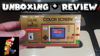 Super Mario Bros. Game & Watch Unboxing + Review