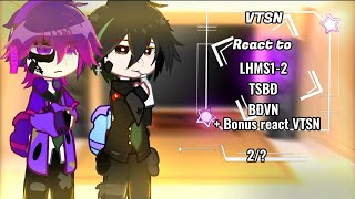 VTSN React to LHMS1-2 , TSBĐ, BĐVN (+ bonus react to VTSN) | VTSN | 2/? | Jaki Natsumi 2 | Mô Tả⚠|